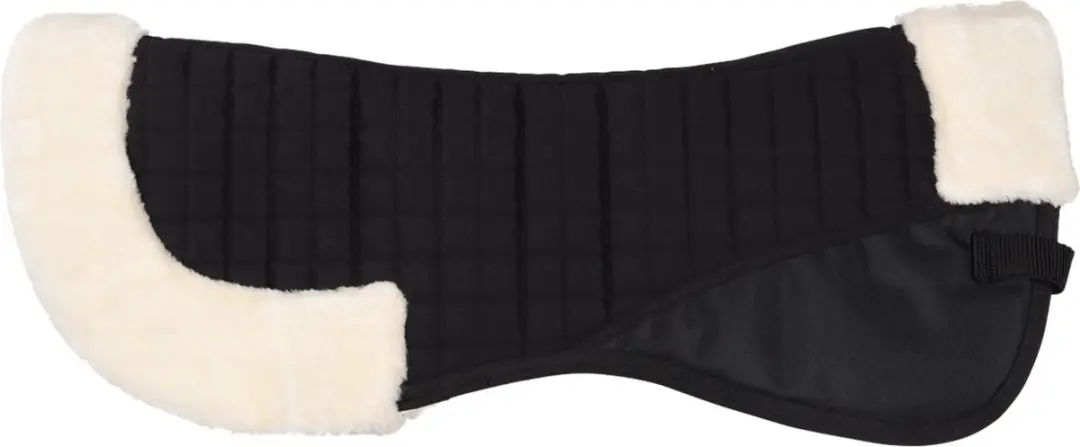 Epplejeck Ejfaux Fur Zadelonderlegger Full - Zwart-beige - afbeelding 5 van 6