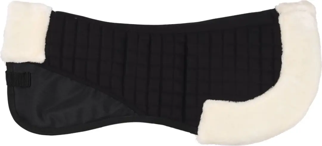 Epplejeck Ejfaux Fur Zadelonderlegger Full - Zwart-beige - afbeelding 6 van 6