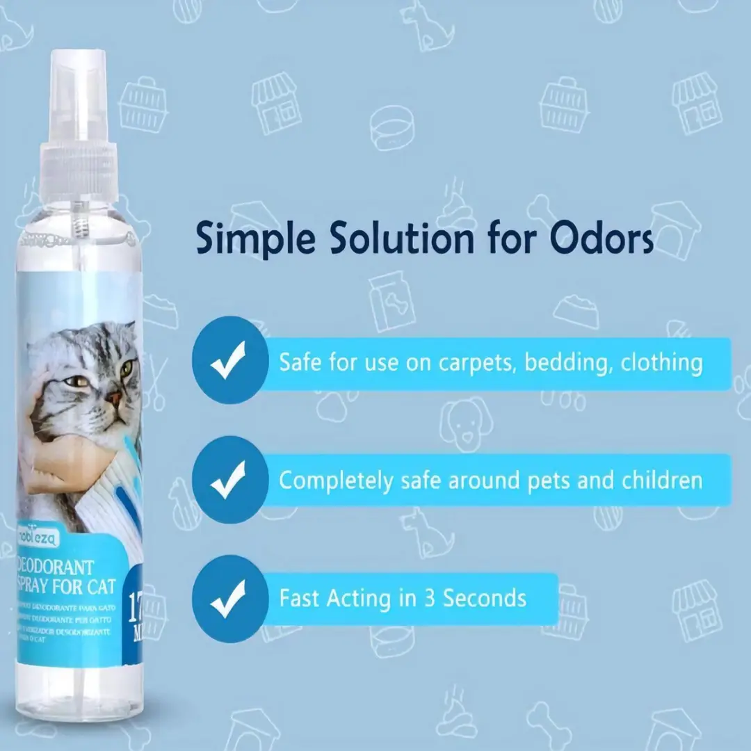 Nobleza Kattenbak Geurverwijderaar Spray 175ml