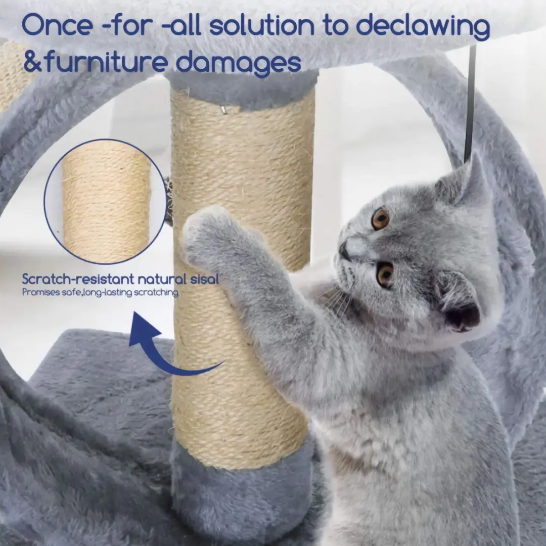 Nobleza Kattenkrabpaal 48cm - Grijs