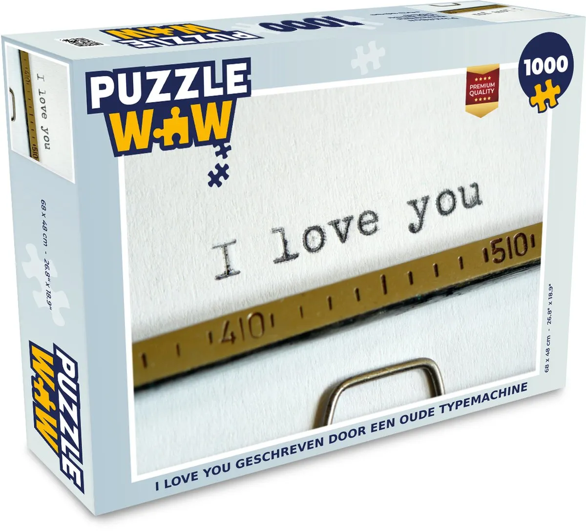 PuzzleWow Legpuzzel I love you