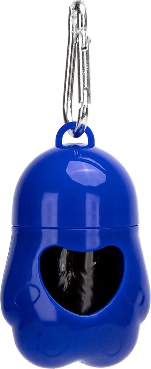 Nobleza Hondenpoepzakhouder Blauw - Inclusief Rol