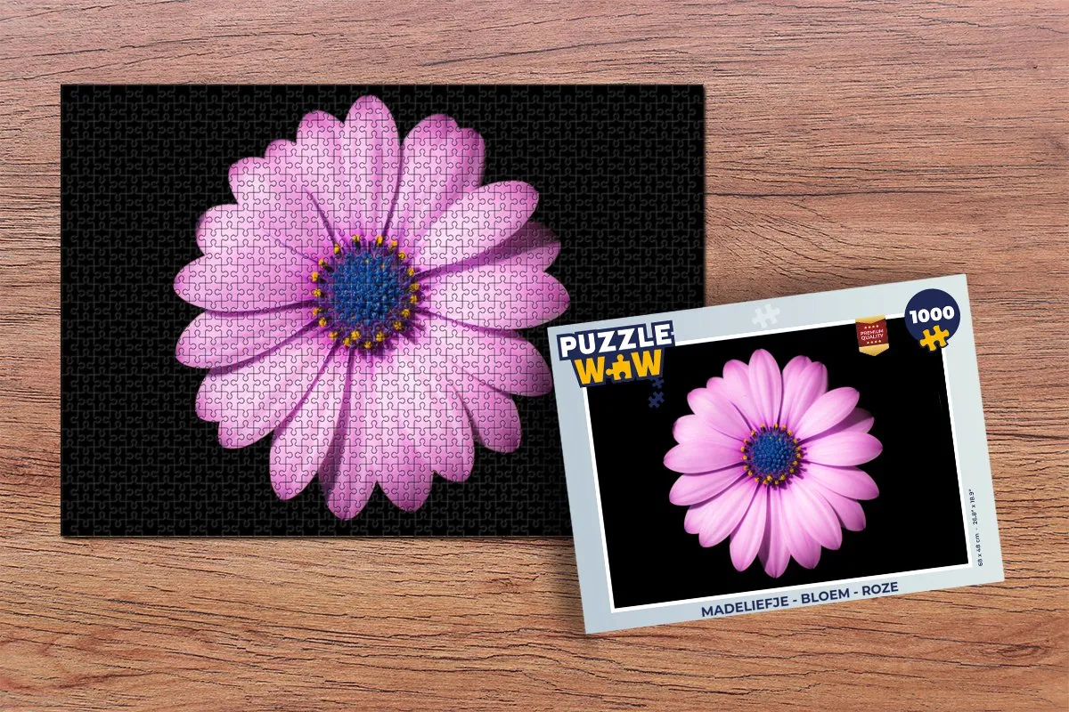 PuzzleWow Madeliefje Legpuzzel 1000 Stuks - Multicolor