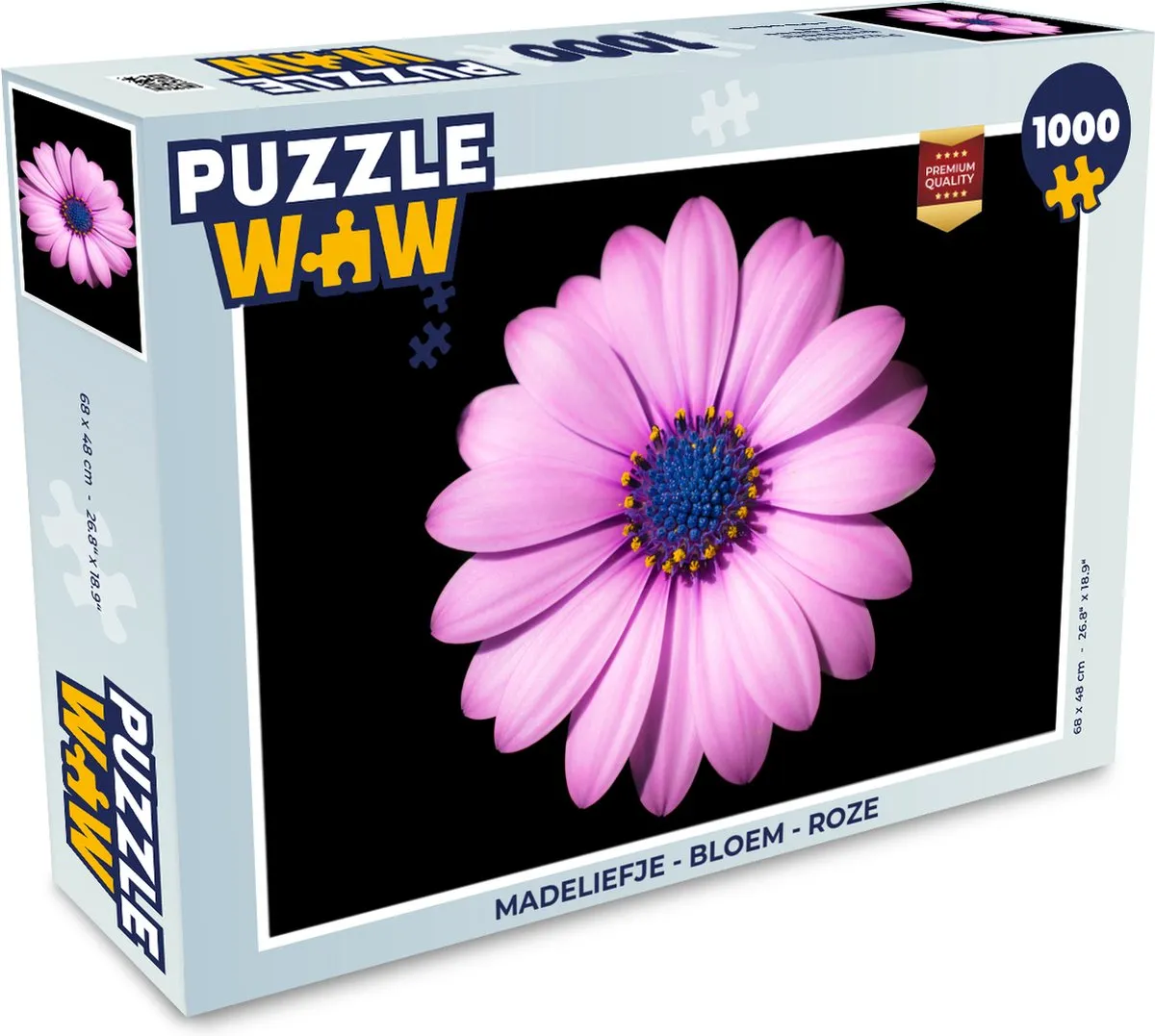 PuzzleWow Madeliefje Legpuzzel 1000 Stuks - Multicolor