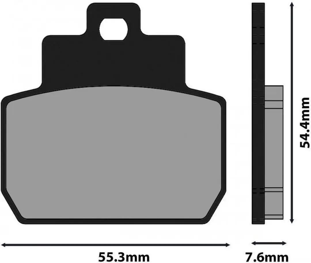 Plaquette de frein Polini pour Scooter Piaggio 125 X8 2005 à 2020 Neuf