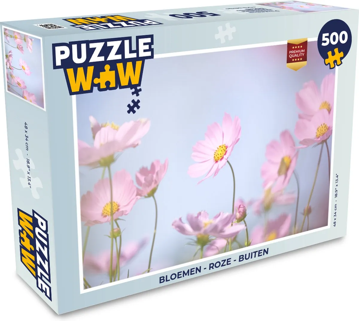 PuzzleWow Bloemen Legpuzzel 500 Stuks - Multicolor