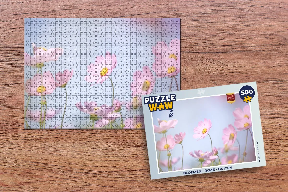 PuzzleWow Bloemen Legpuzzel 500 Stuks - Multicolor