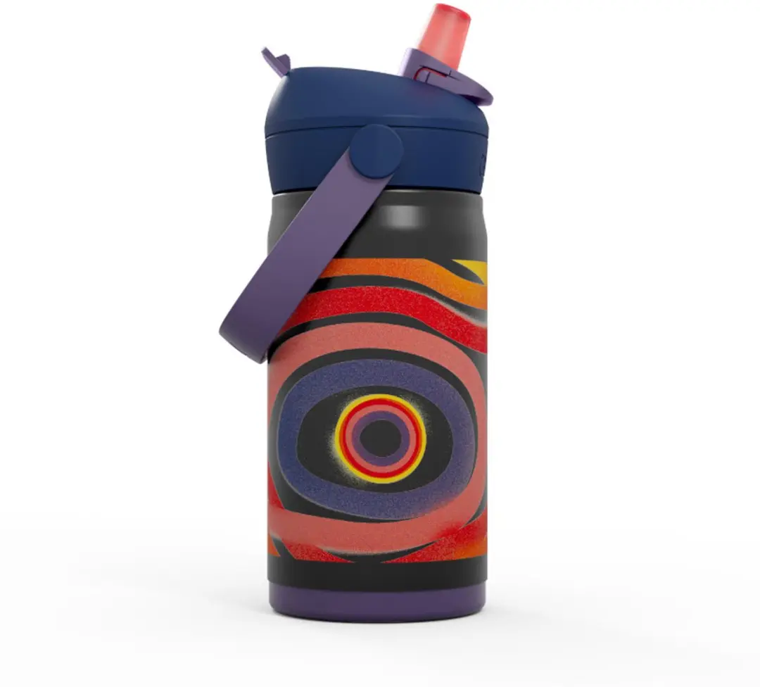 CamelBak Thrive Flip Straw Kids 350ml - RVS - Blauw