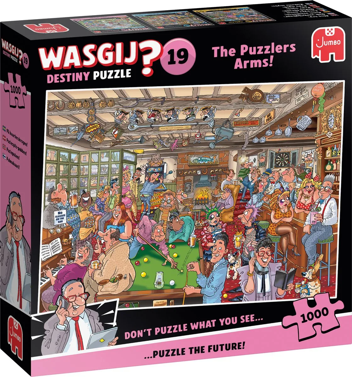 Jumbo Wasgij Destiny 19 - The Puzzlers Arms! 1000 Stuks - Multicolor