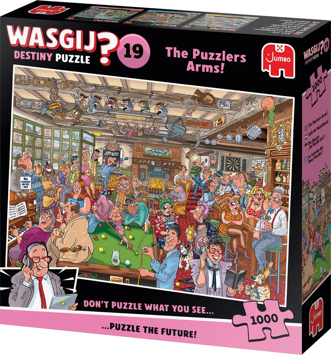 Jumbo Wasgij Destiny 19 - The Puzzlers Arms! 1000 Stuks - Multicolor