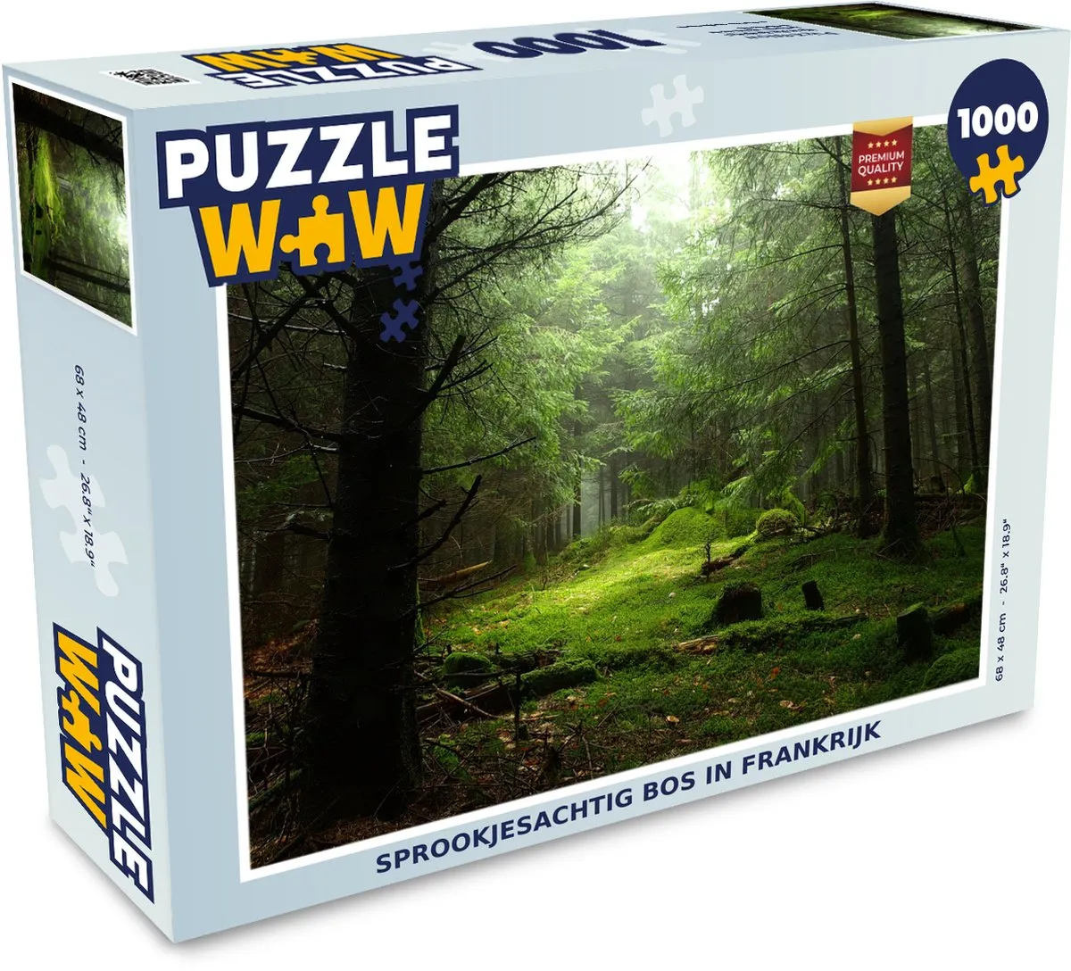 PuzzleWow Frankrijk Legpuzzel 1000 Stuks