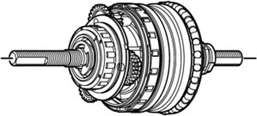 Shimano Nexus SG-C6011-8R Versnellingsnaaf 8 Versnellingen - afbeelding 2 van 4