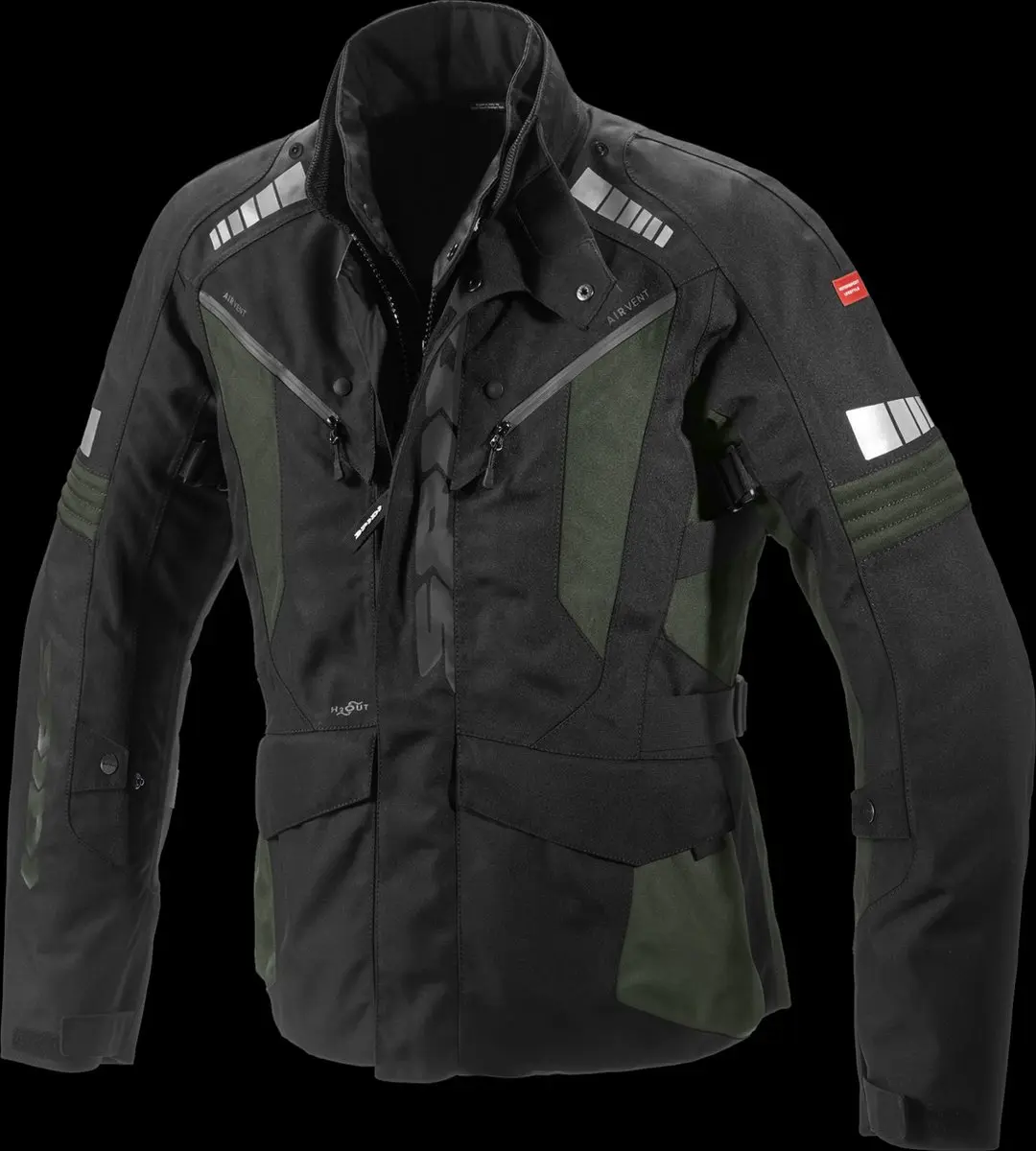 Spidi Outlander H2Out Jas Donker Groen Zwart