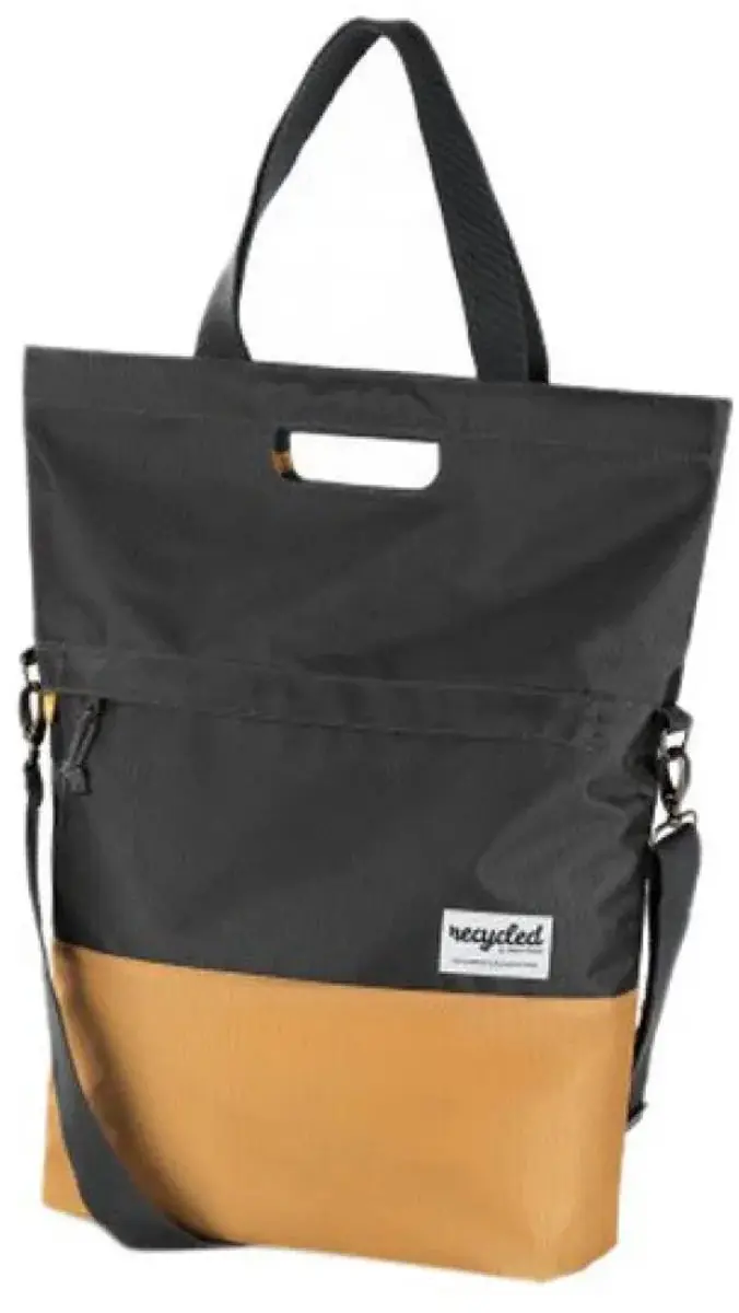 URBAN PROOF 20L Gerecyclede Shopper Fietstas - Grijs/Goud - afbeelding 2 van 6