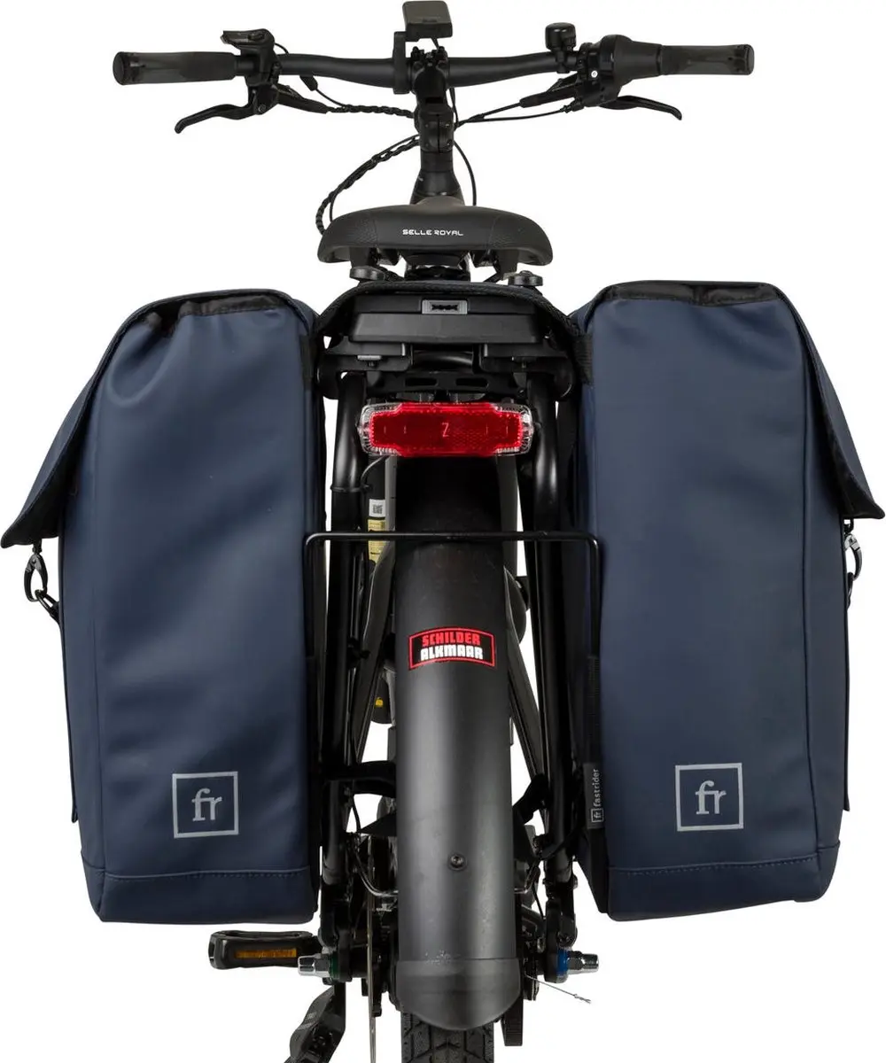 FastRider Jaxx II Dubbele Fietstas 28L - Navy - afbeelding 5 van 6