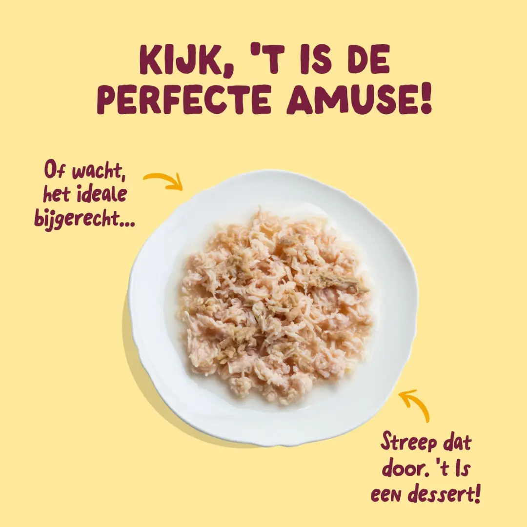Edgard & Cooper Kat Natvoer Kattenfilet Kip/Kalkoen 70g - afbeelding 3 van 6