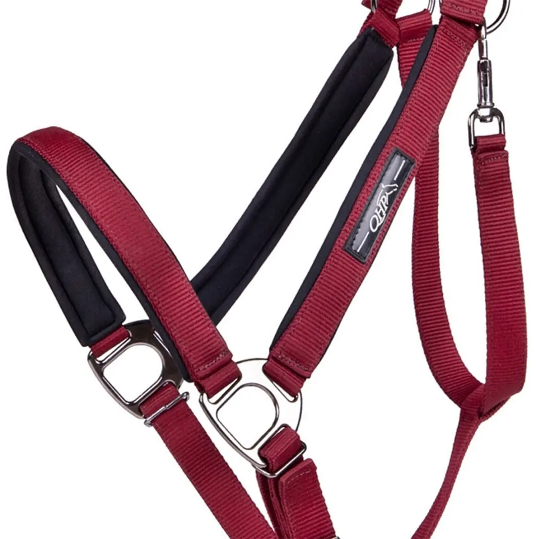 QHP Halster Deluxe Trekpaard - Full - Rood - afbeelding 2 van 4