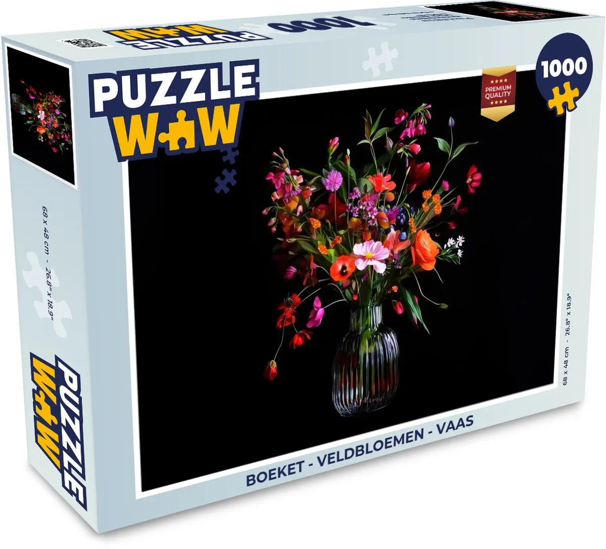 PuzzleWow Veldbloemen Legpuzzel 1000 Stuks - MPN 8721179510443