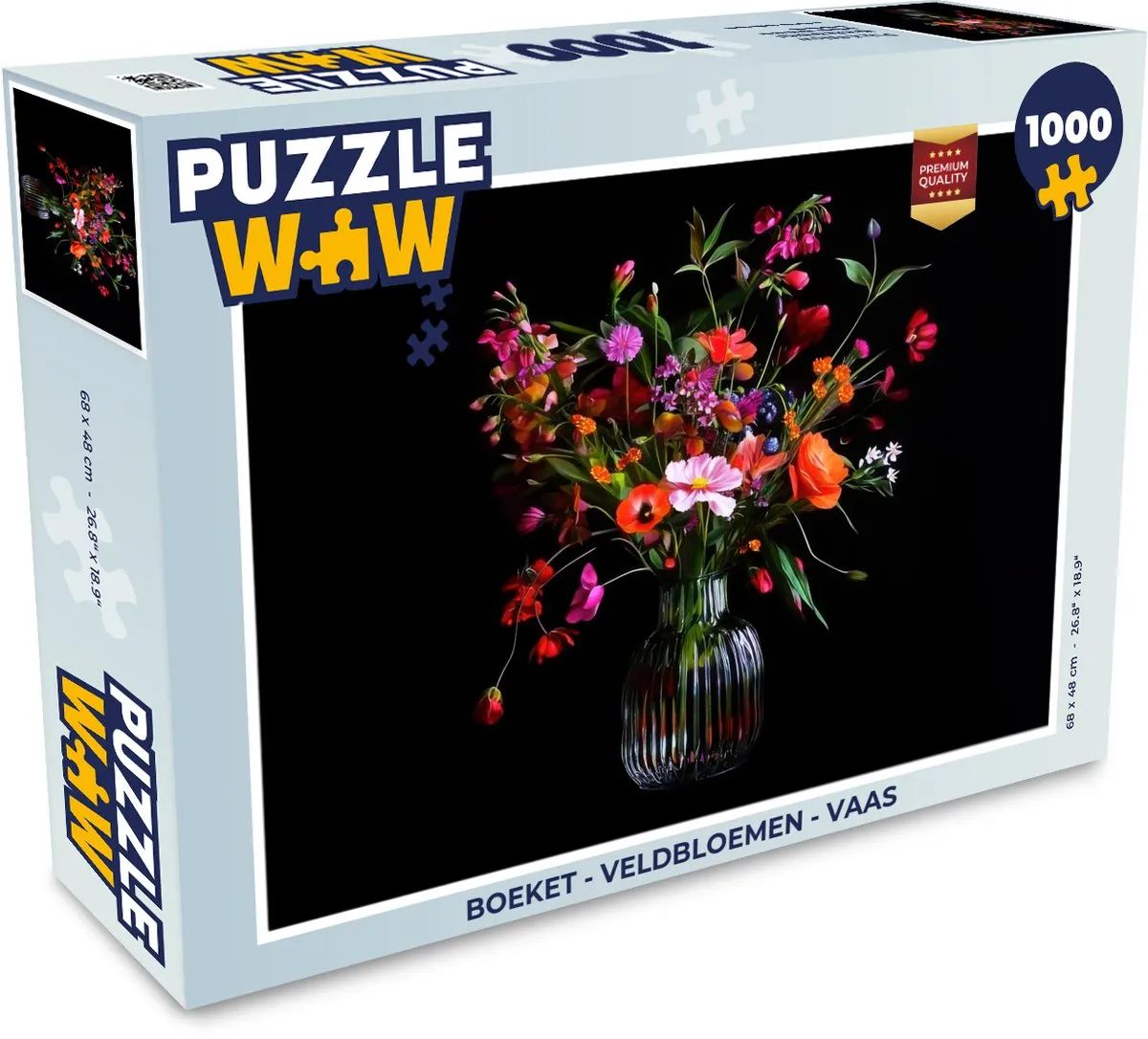 PuzzleWow Veldbloemen Legpuzzel 1000 Stuks - MPN 8721179510443