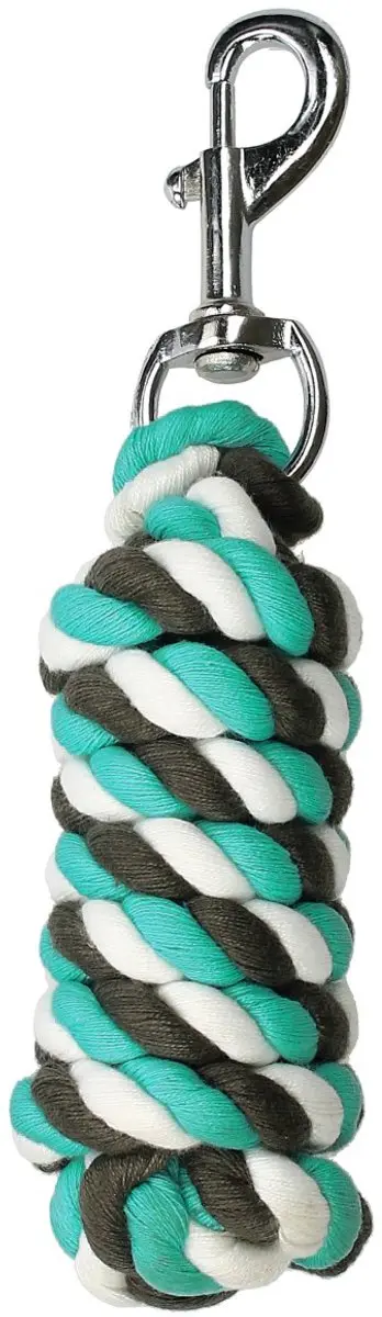 Horsegear Halstertouw Horsegear Striped Turquoise