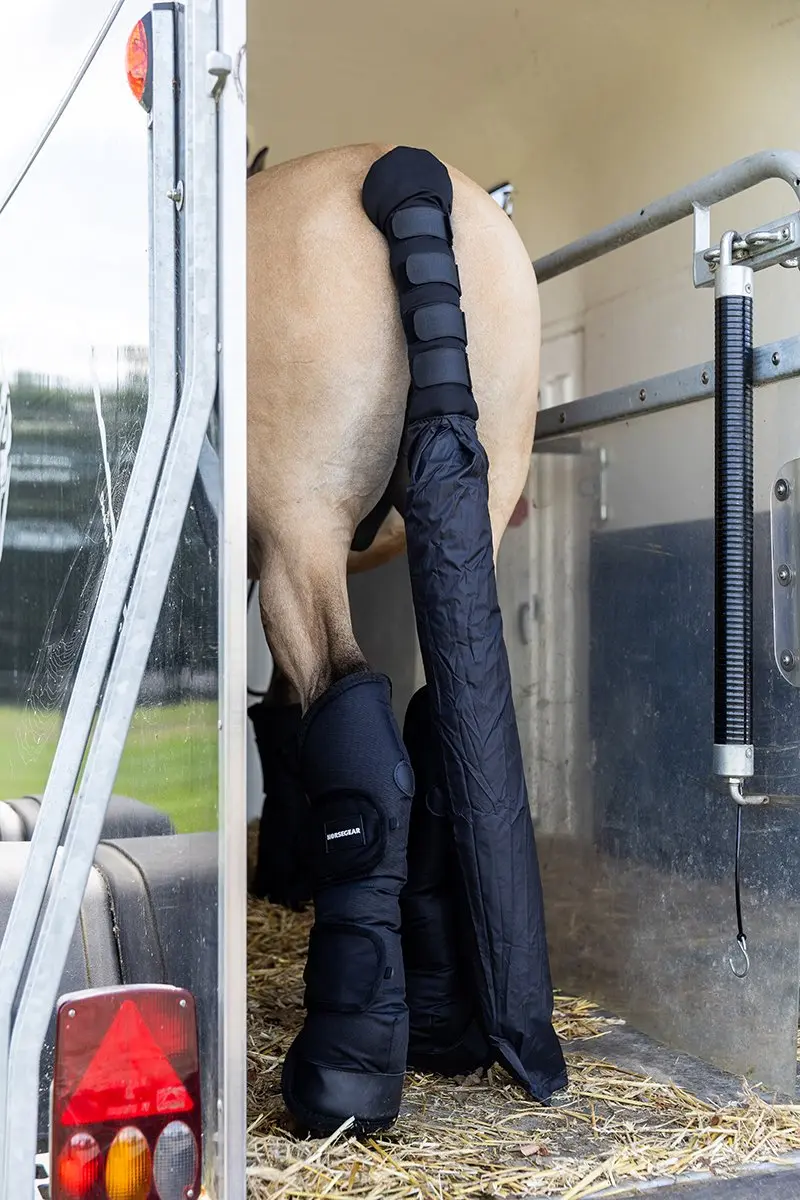 Horsegear Staartbeschermer Horsegear Hglong Met Zak Zwart