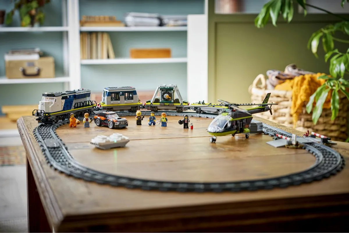 LEGO City Overval op Politietrein 60508 - 1313 Stukken