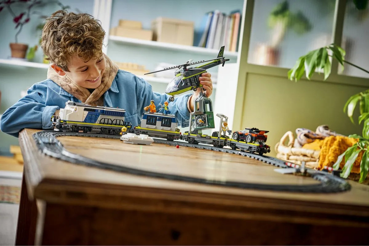 LEGO City Overval op Politietrein 60508 - 1313 Stukken
