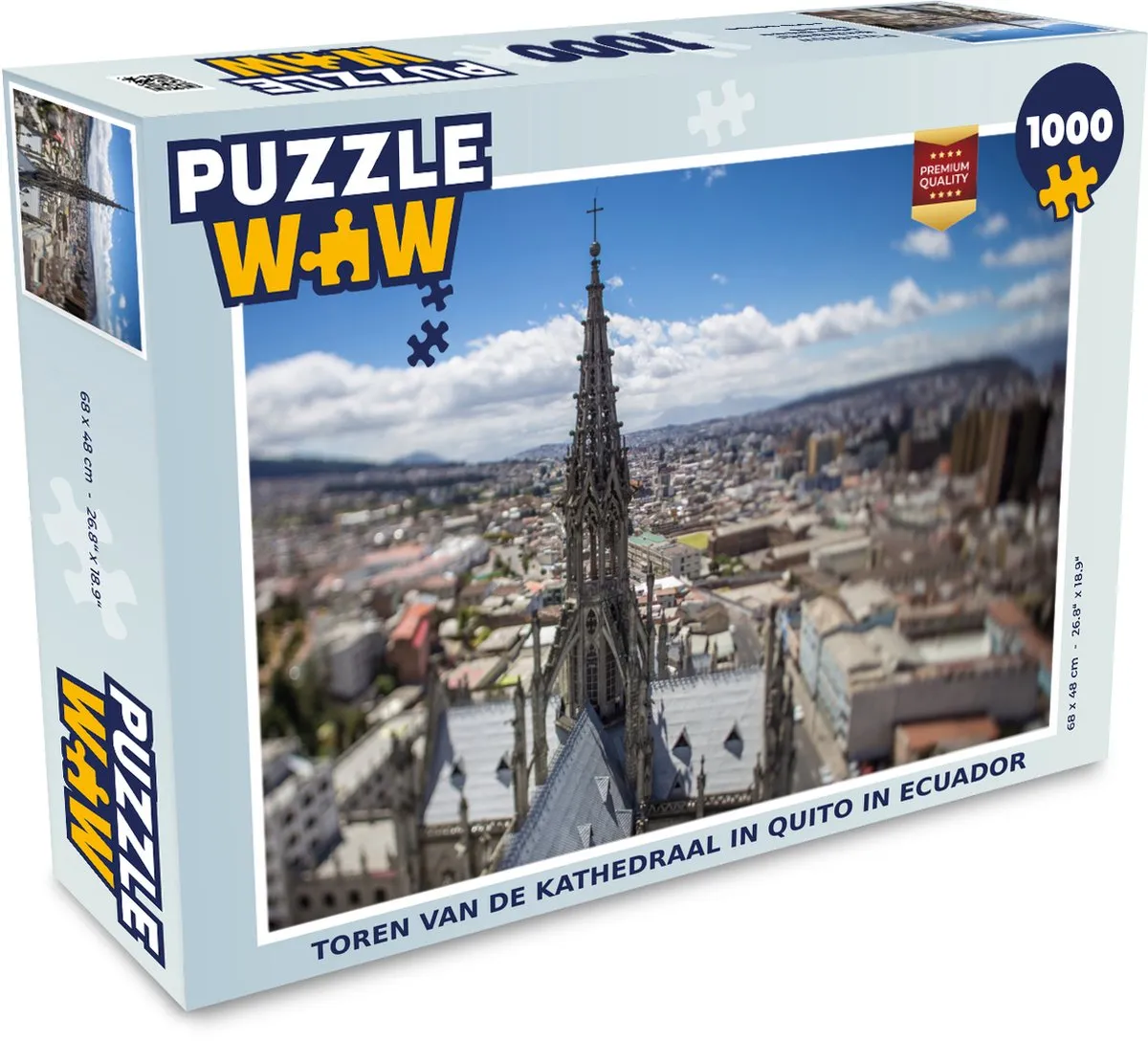 PuzzleWow Legpuzzel Toren van Quito 1000 Stuks
