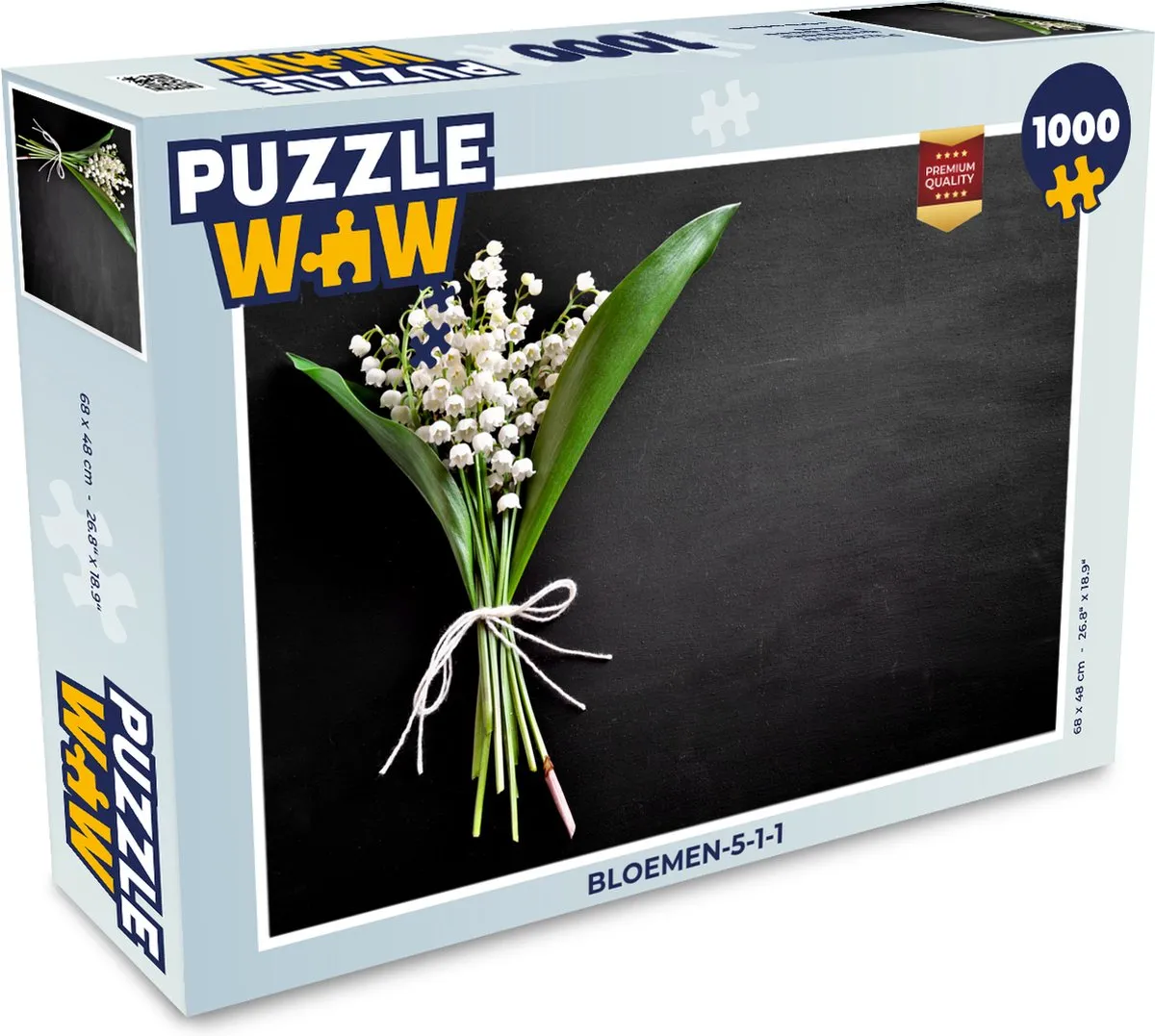 PuzzleWow Bloemen Legpuzzel 1000 Stuks