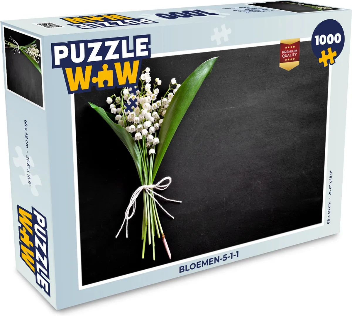 PuzzleWow Bloemen Legpuzzel 1000 Stuks - Multicolor