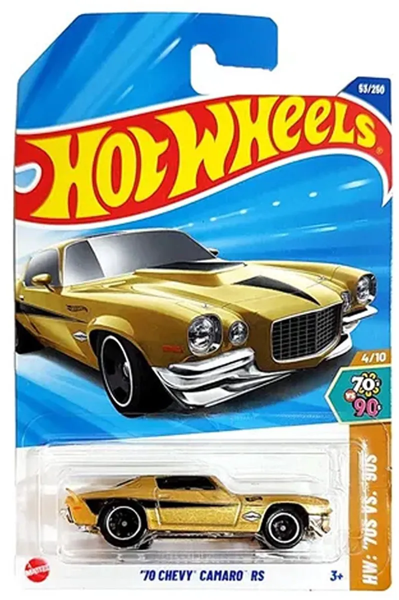 Hot Wheels '70 Chevy Camaro Gold 1:64