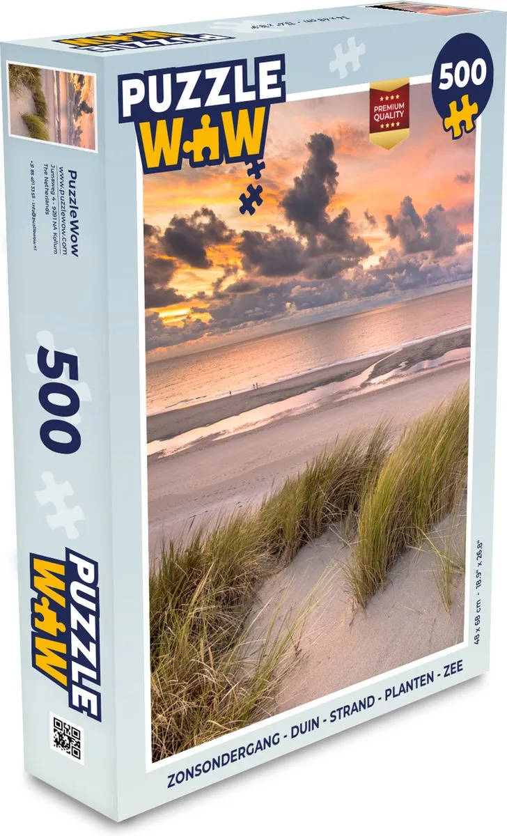 PuzzleWow Zonsondergang Legpuzzel 500 Stuks