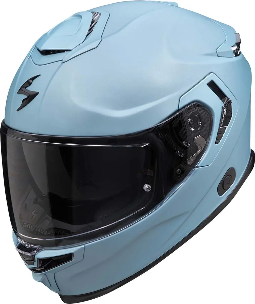 Scorpion EXO-GT SP AIR Solid Mat Celeste Blauw Integraalhelm