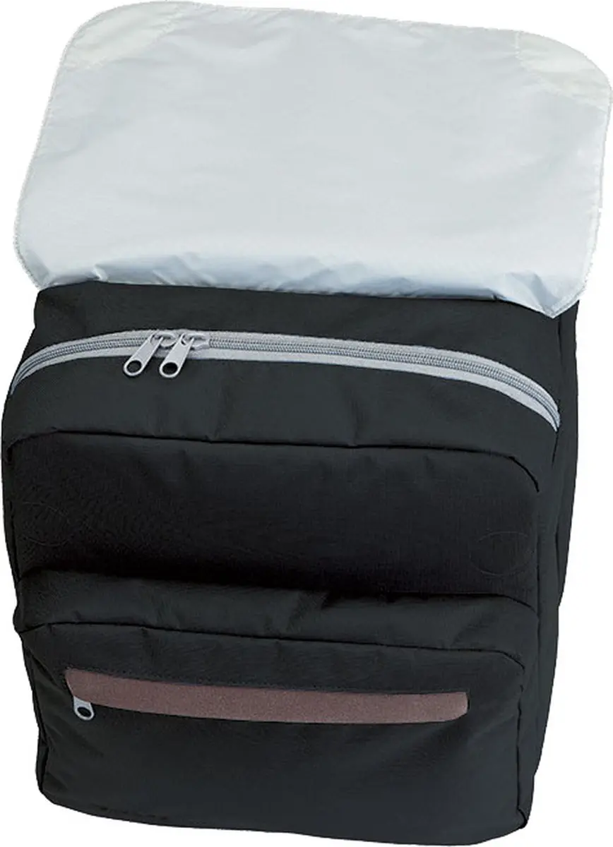 Racktime Dubbele Fietstas Ture 2.0 Adapter 29L - Zwart - afbeelding 3 van 4