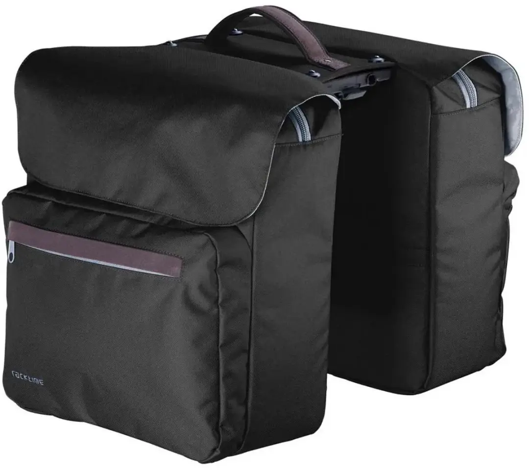 Racktime Dubbele Fietstas Ture 2.0 Adapter 29L - Zwart - afbeelding 4 van 4
