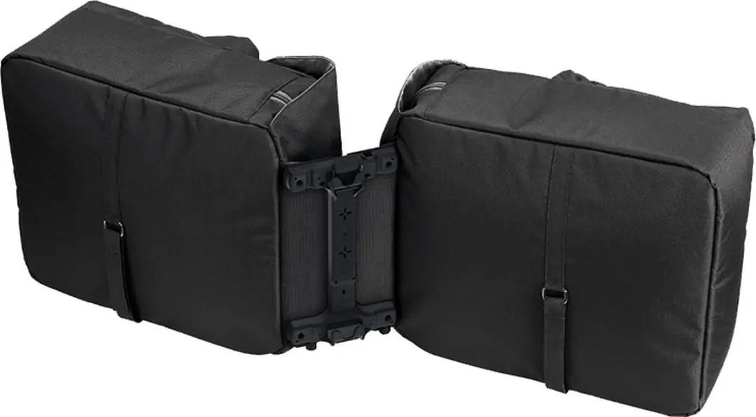 Racktime Dubbele Fietstas Ture 2.0 Adapter 29L - Zwart - afbeelding 2 van 4
