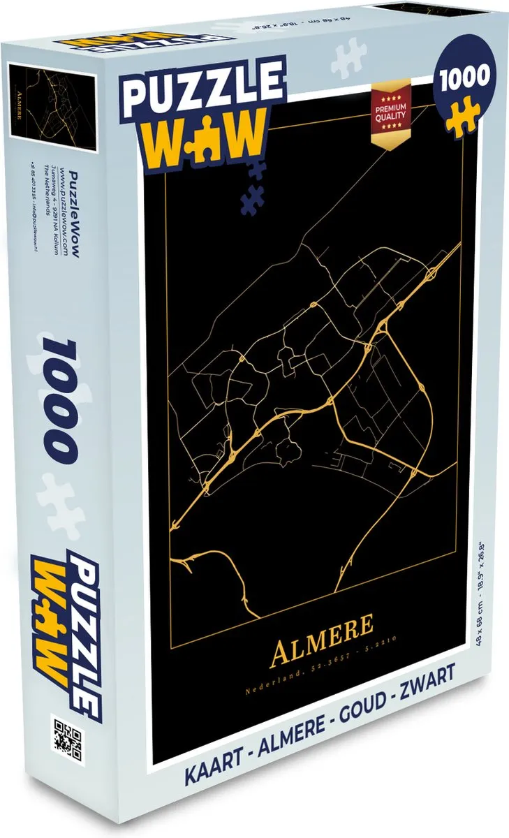 PuzzleWow Almere Legpuzzel 1000 Stuks
