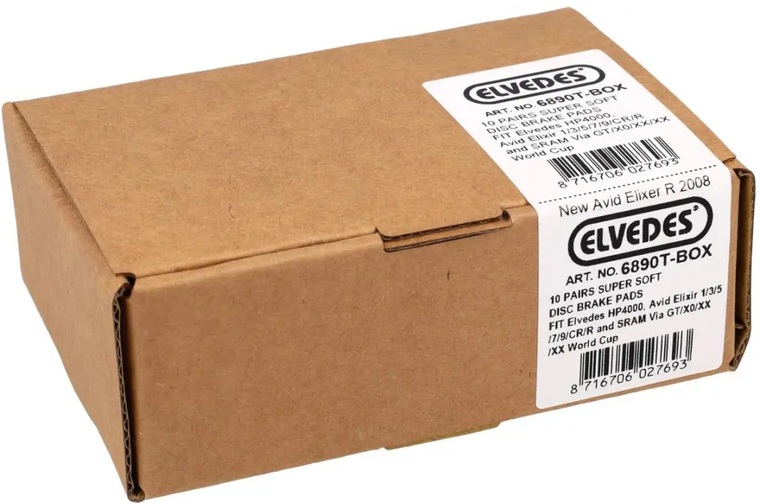 Elvedes Schijfremblok 6890T - Grijs - 10 Sets - afbeelding 2 van 3