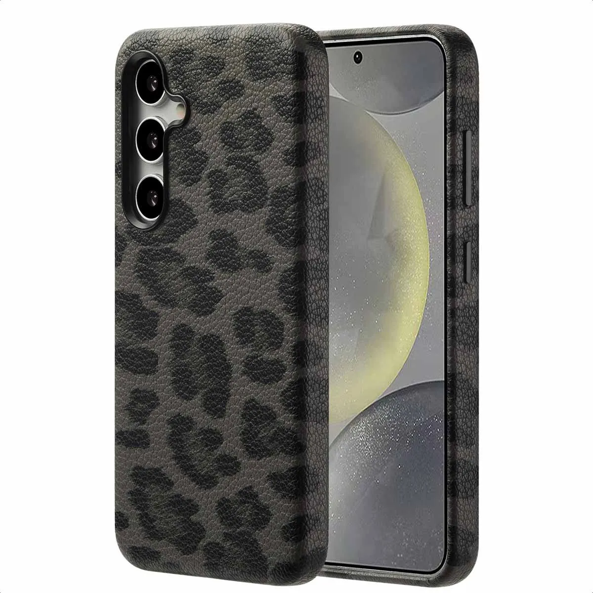 Selencia Hoesje Samsung Galaxy S24 Sabi Panterprint