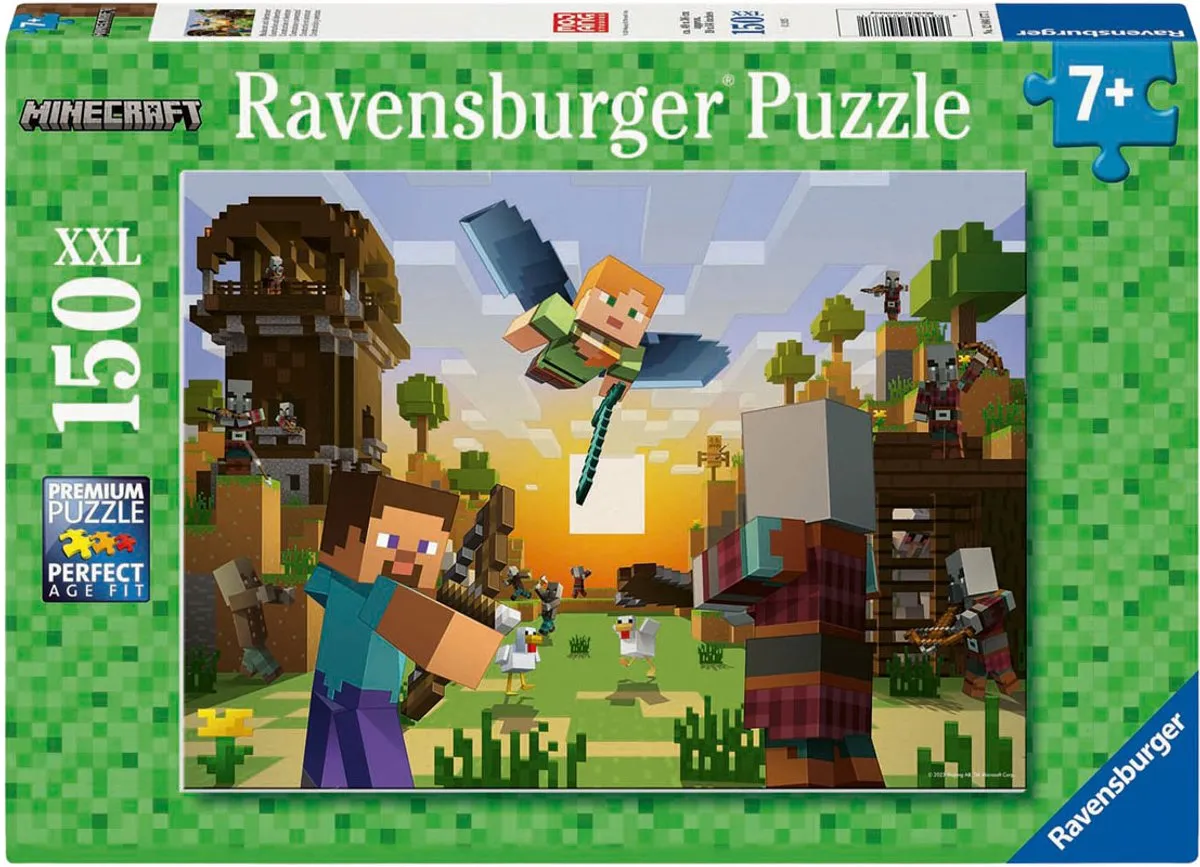 Ravensburger Minecraft XXL Legpuzzel 150 Stuks - Multicolor