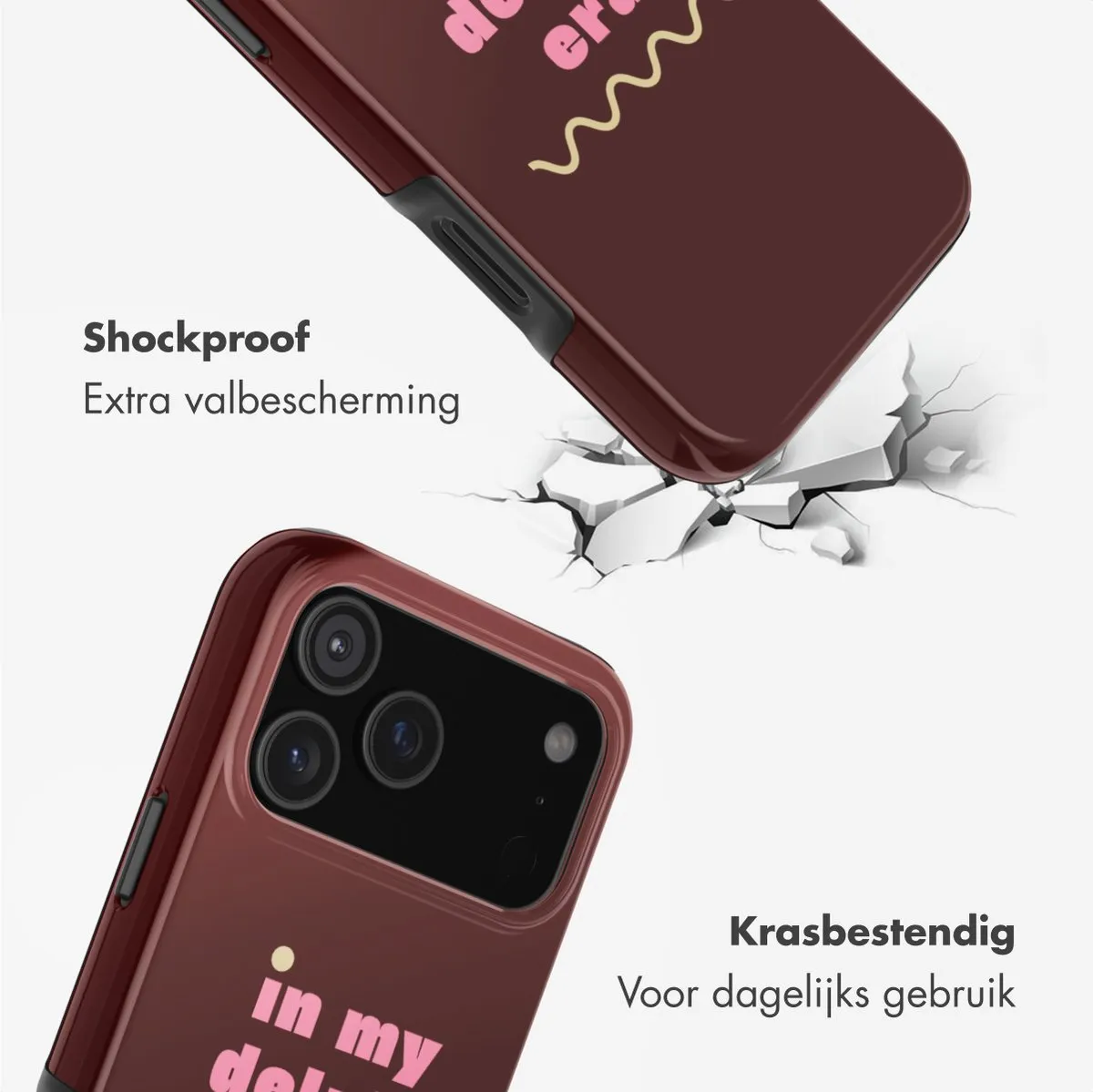 Selencia Hoesje iPhone 17 Pro Max - MagSafe - Delulu