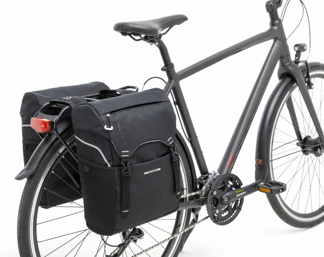 New Looxs Sports Double Fietstas 32L - Zwart - afbeelding 5 van 6