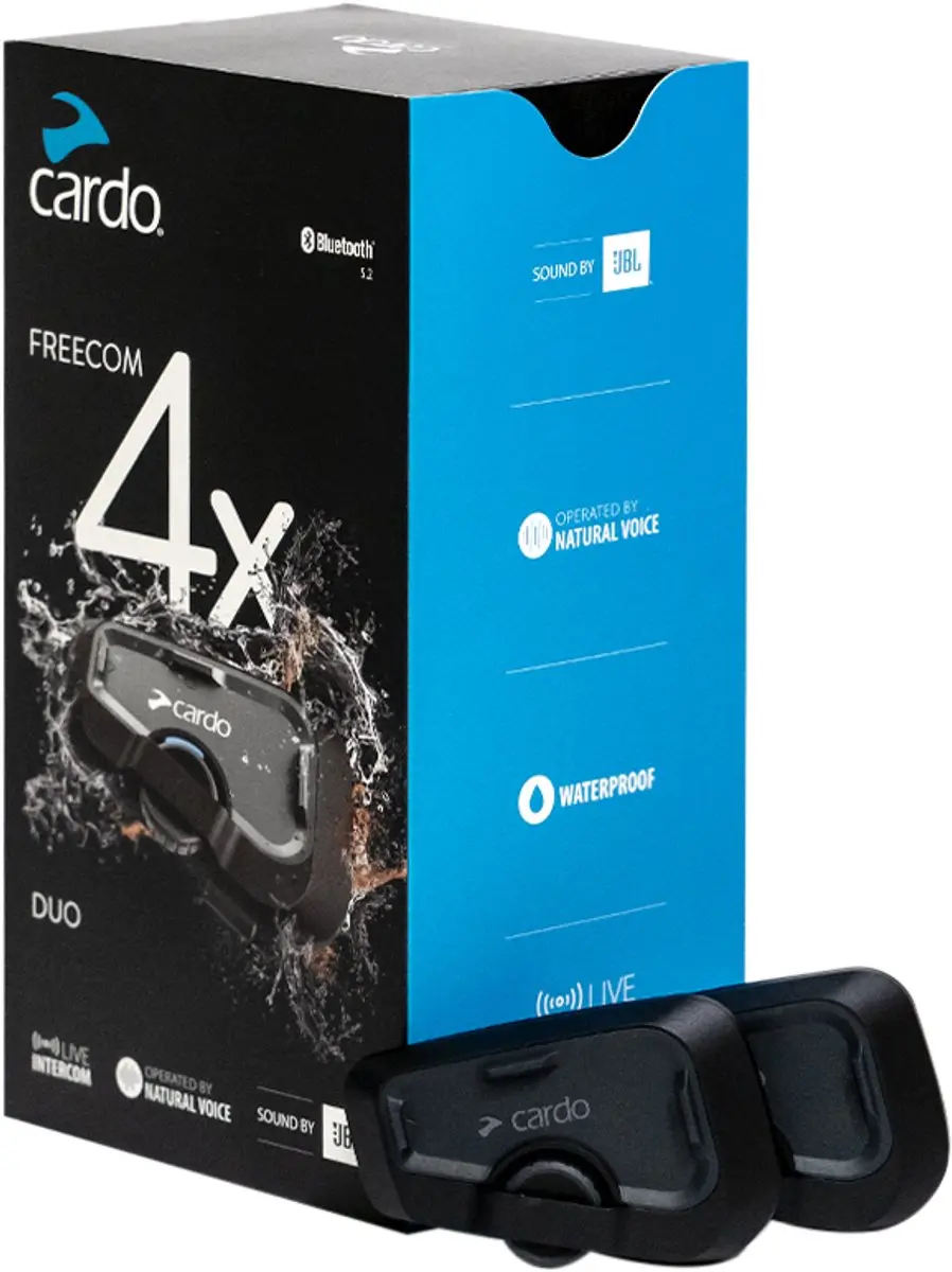 Cardo Freecom 4X Duo Bluetooth Communicatiesysteem - 4 Personen