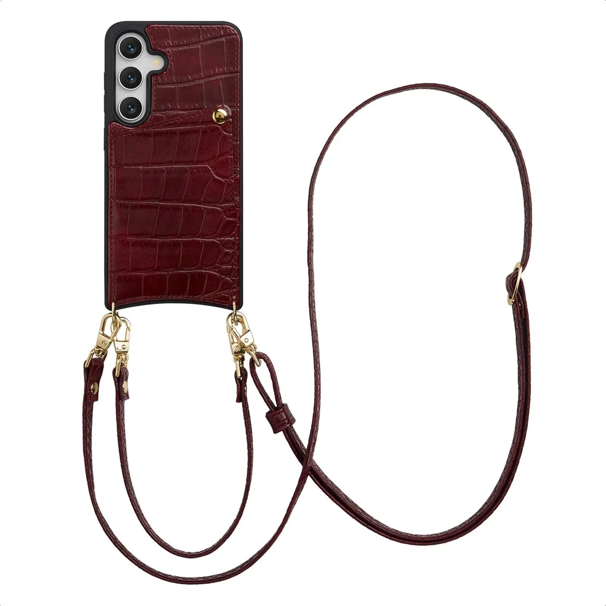 Selencia Croco Backcover Hoesje S24/S25