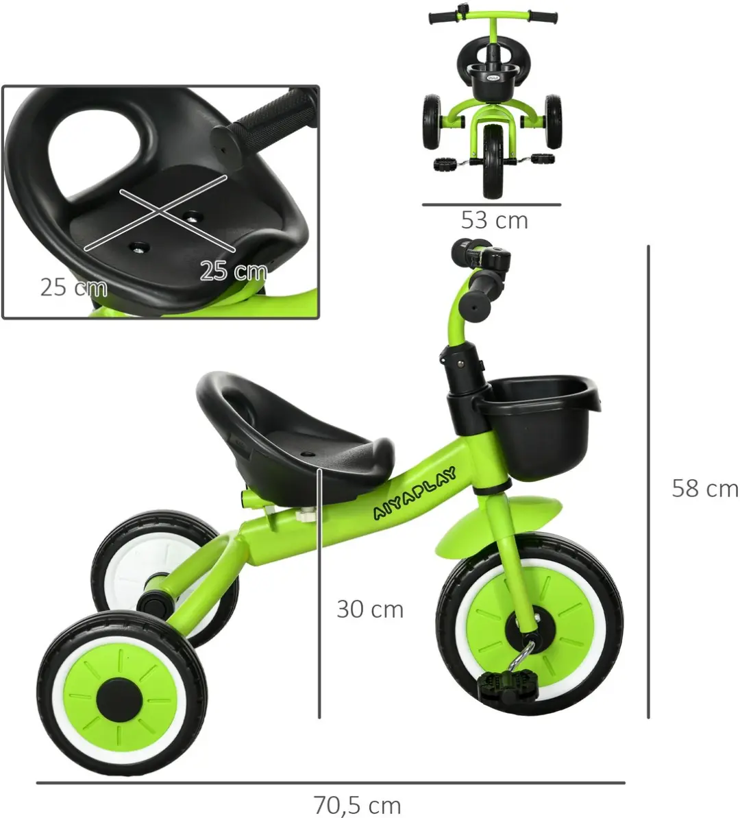 AIYAPLAY Kinderdriewieler