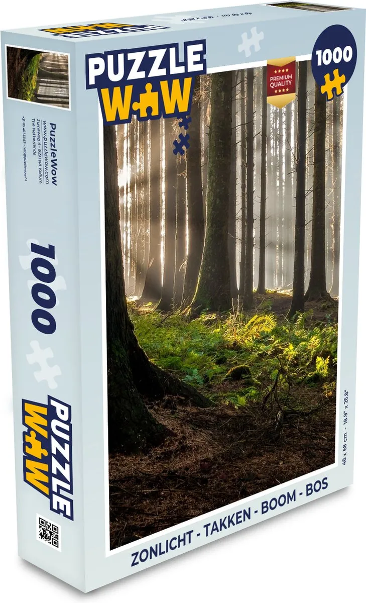 PuzzleWow Legpuzzel 1000 Stuks
