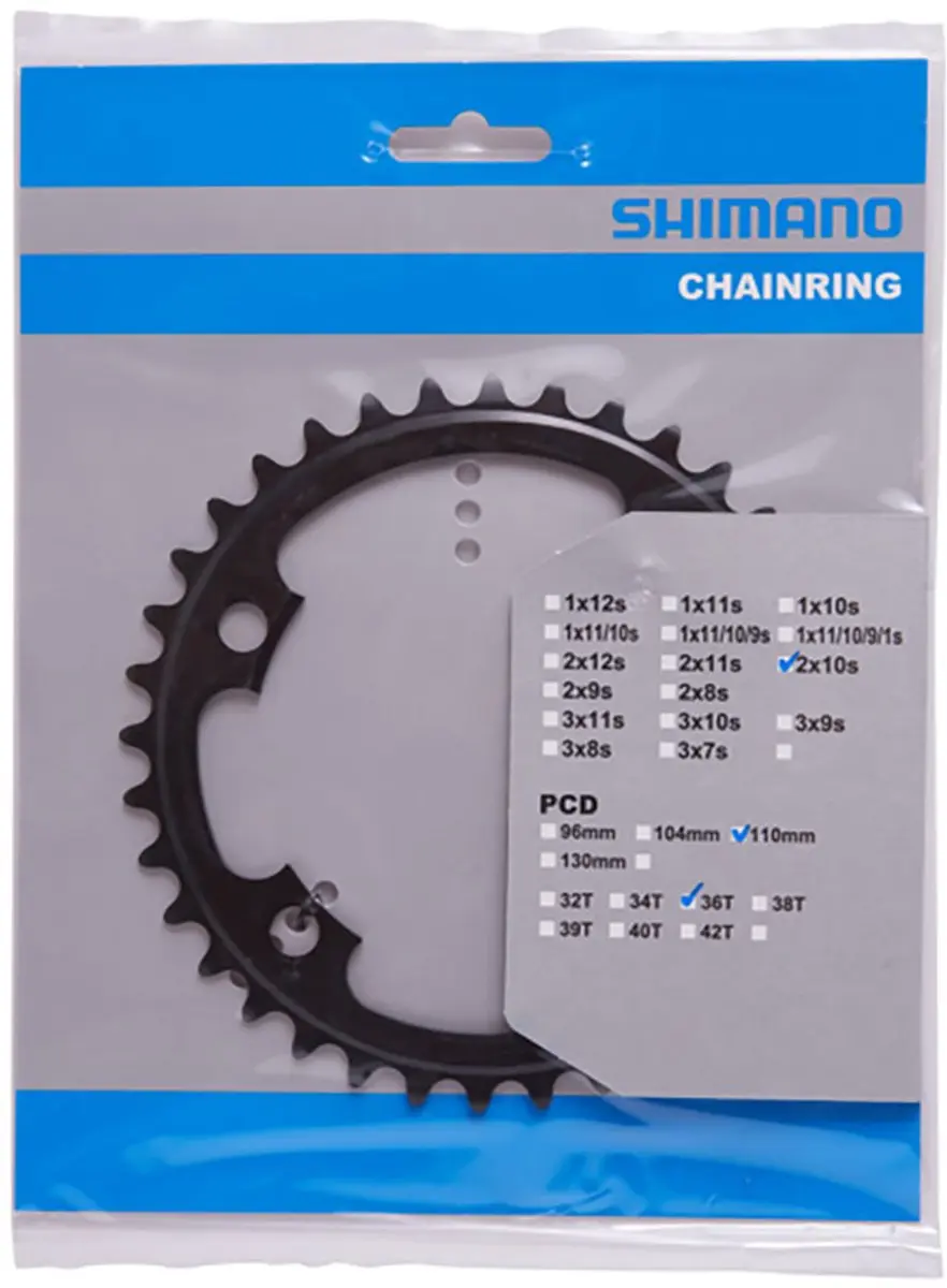 Shimano Tiagra FC-4700 Kettingblad 36T - 110mm - Zwart - afbeelding 2 van 4