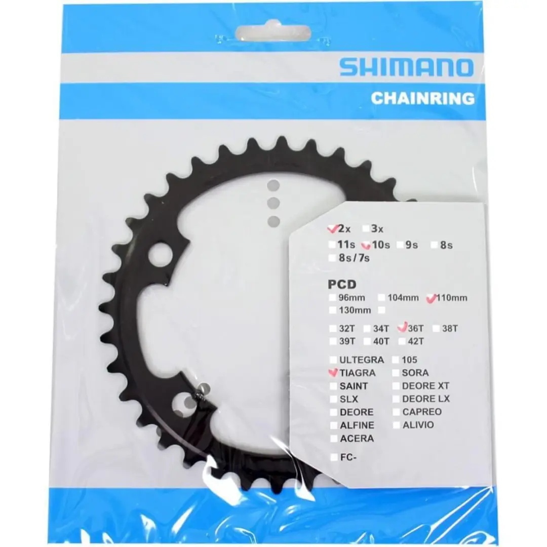 Shimano Tiagra FC-4700 Kettingblad 36T - 110mm - Zwart - afbeelding 3 van 4