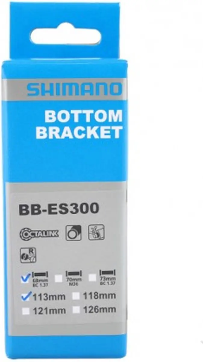 Shimano BB-ES300 Staal 68 - 113 Octalink BSA - Zwart - afbeelding 3 van 6