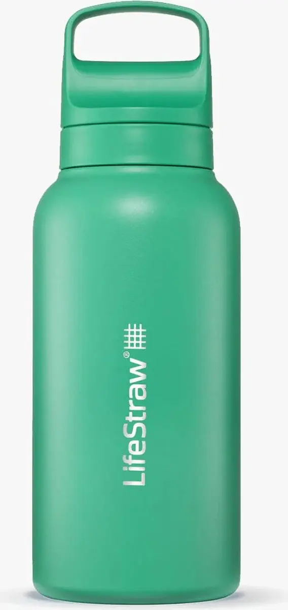 LifeStraw waterfilterfles Go 2.0 RVS Cactus Green geïsoleerd 1 liter
